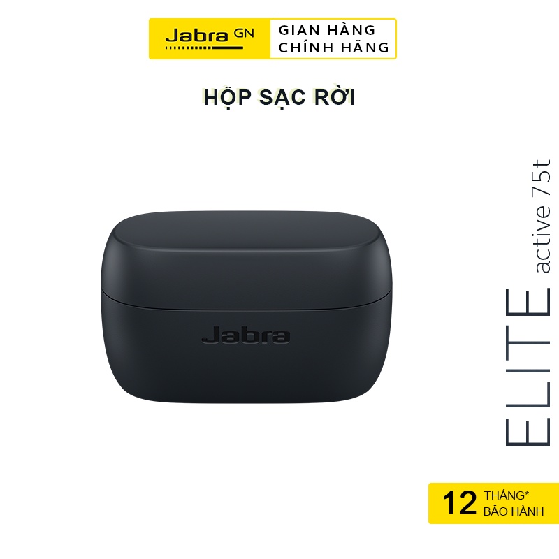 Phụ Kiện Hộp Sạc Tai Nghe True Wireless Jabra 75T - Hàng Chính Hãng