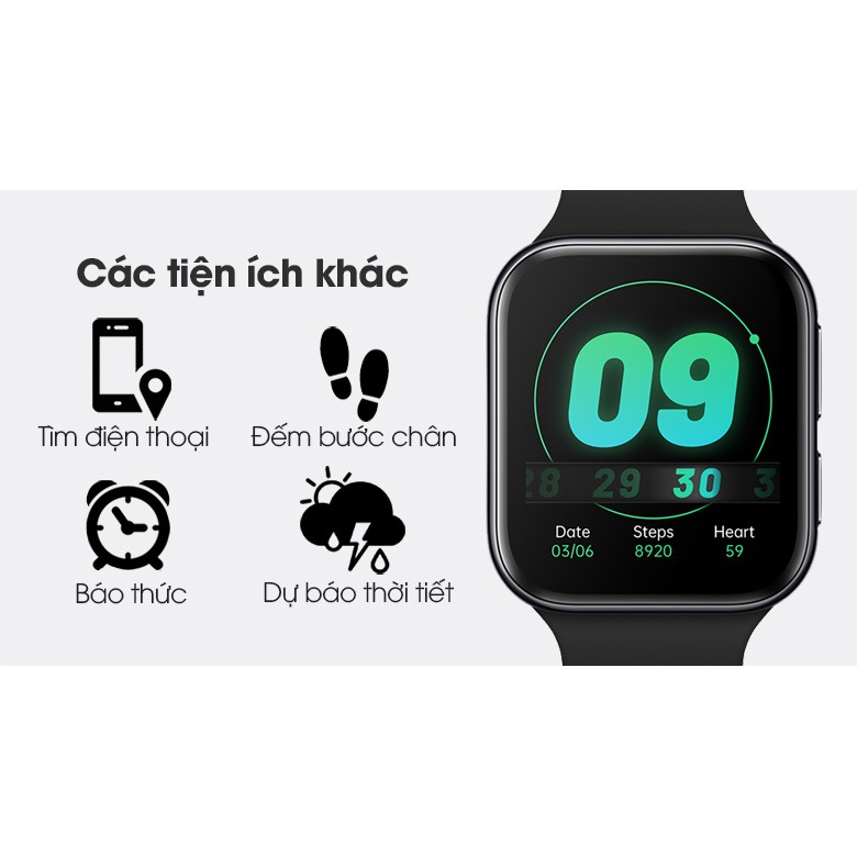 Đồng hồ thông minh Oppo Watch 41mm - Bảo hành 12 tháng - hệ điều hành Wear OS có Tiếng Việt