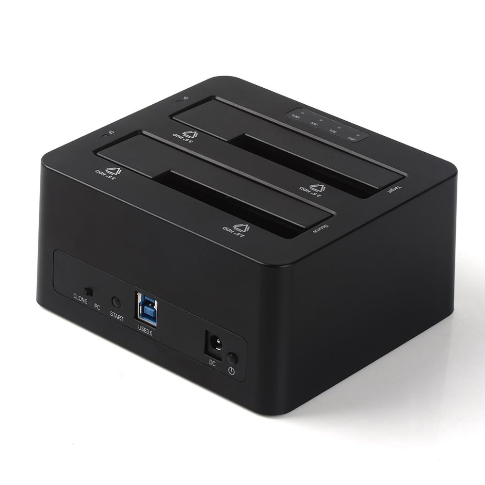 ORICO Professional 2-Bay USB3.0 Hard Drive Docking Station for 2.5/3.5 inch HDD/SSD with Clone Function (6629US3-C)