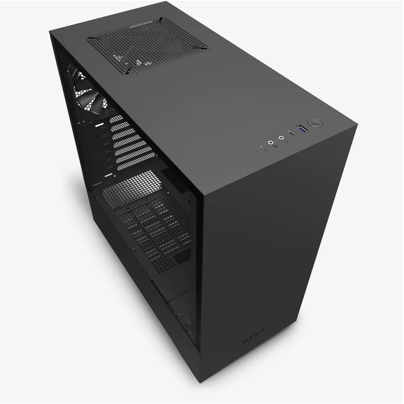 Vỏ Case Máy Tính NZXT H510 Màu Đen Sần