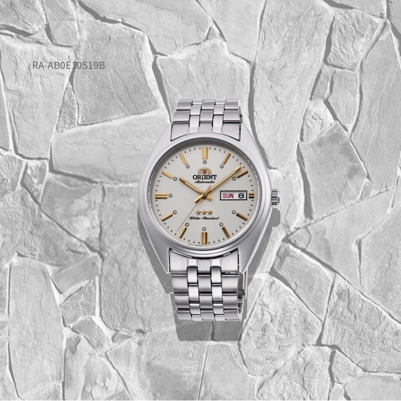Đồng hồ nam kim loại Orient RA-AB0E10S19B , chính hãng full box , automatic , chống nước