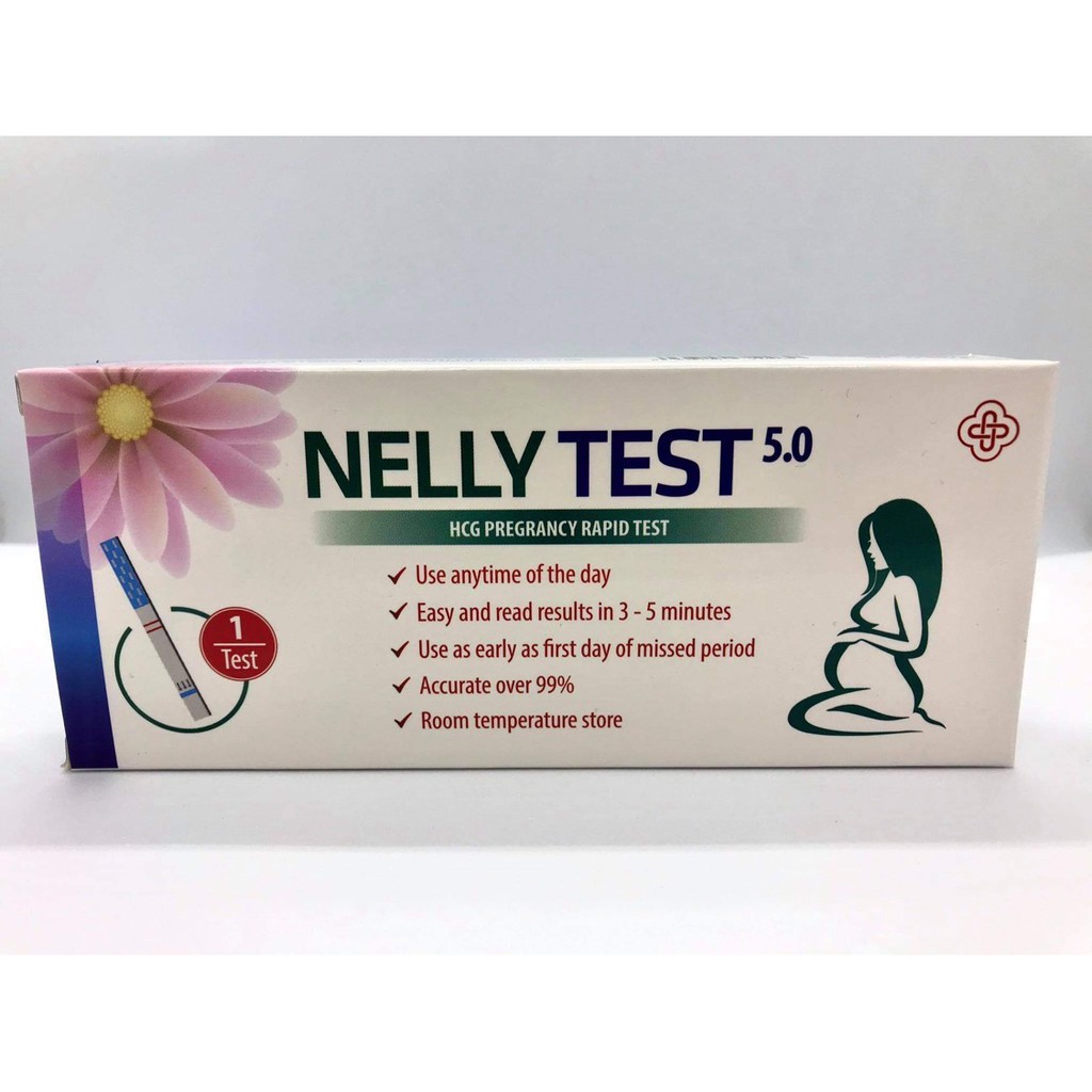 QUE THỬ THAI NELLY TEST (HỘP 1 QUE)