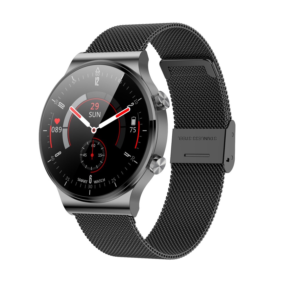 M2 Bluetooth Call Đồng hồ thông minh Màn hình tròn Nam giới Thể dục nhịp tim Máy đo huyết áp Vòng đeo tay Thể thao Đồng hồ thông minh chống nước