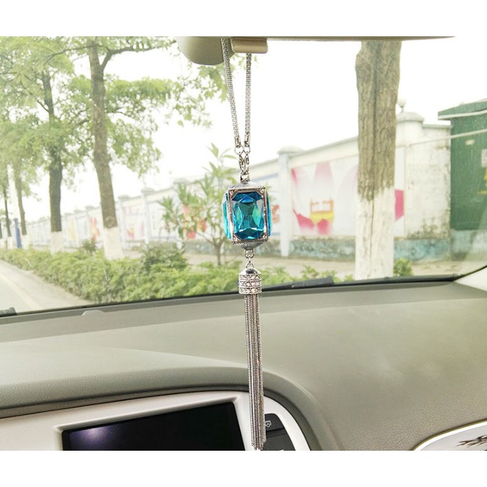 Dây Treo Trang Trí Ô Tô Hình Lập Phương Pha Lê SPW05