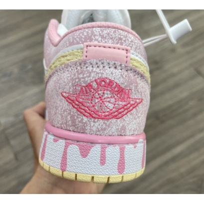Giày Sneaker Nữ Cổ Thấp Giày Nike Air Jordan 1 JD 1 Low Hồng | BigBuy360 - bigbuy360.vn