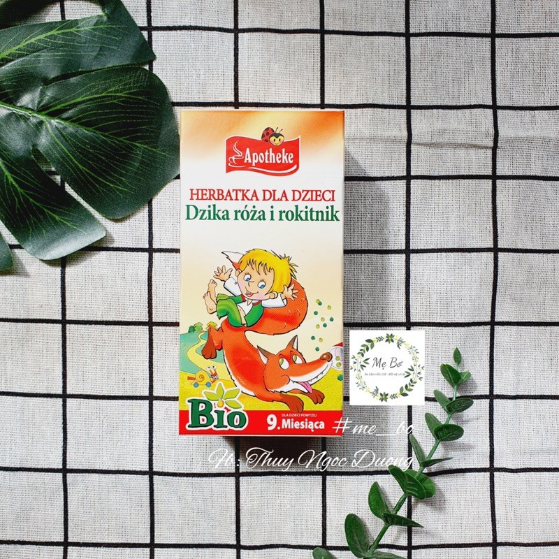 TRÀ HỮU CƠ APOTHEKE TĂNG CƯỜNG MIỄN DỊCH CHO BÉ TỪ 9 THÁNG TUỔI