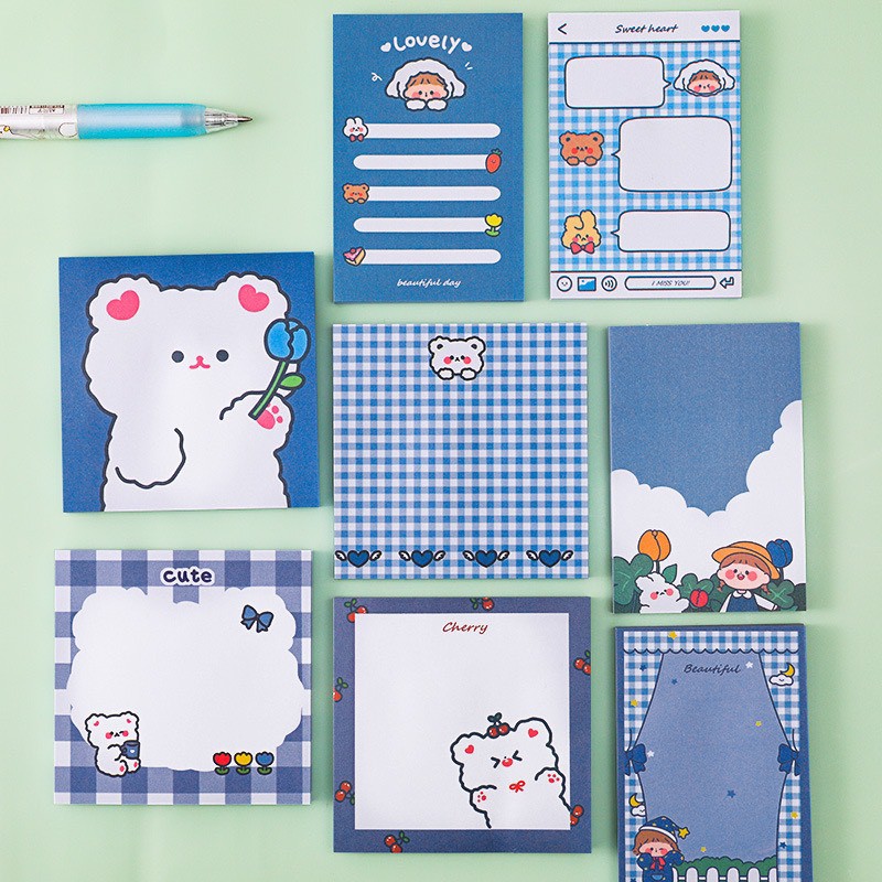 Set 80 tờ giấy note , giấy ghi chú dễ thương ( H3D02 )
