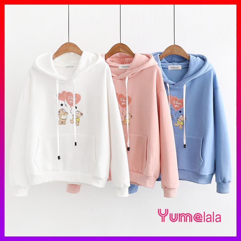 Áo khoác Hoodie Gấu con ❤️ CUTE (đủ màu)