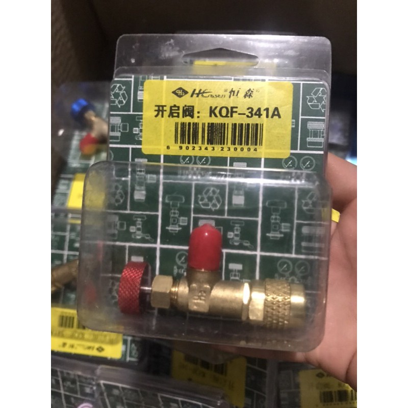 Van Khóa Gas Chống Bỏng R22-R410 Hengsen