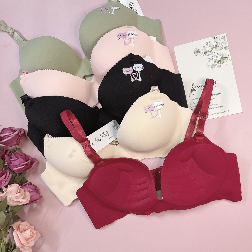 [Mã FAMARAL1 giảm 10K đơn 50K] Áo lót su đúc không gọng hình mèo đệm bàn tay nâng ngực nhiều Vanvene A290 | BigBuy360 - bigbuy360.vn