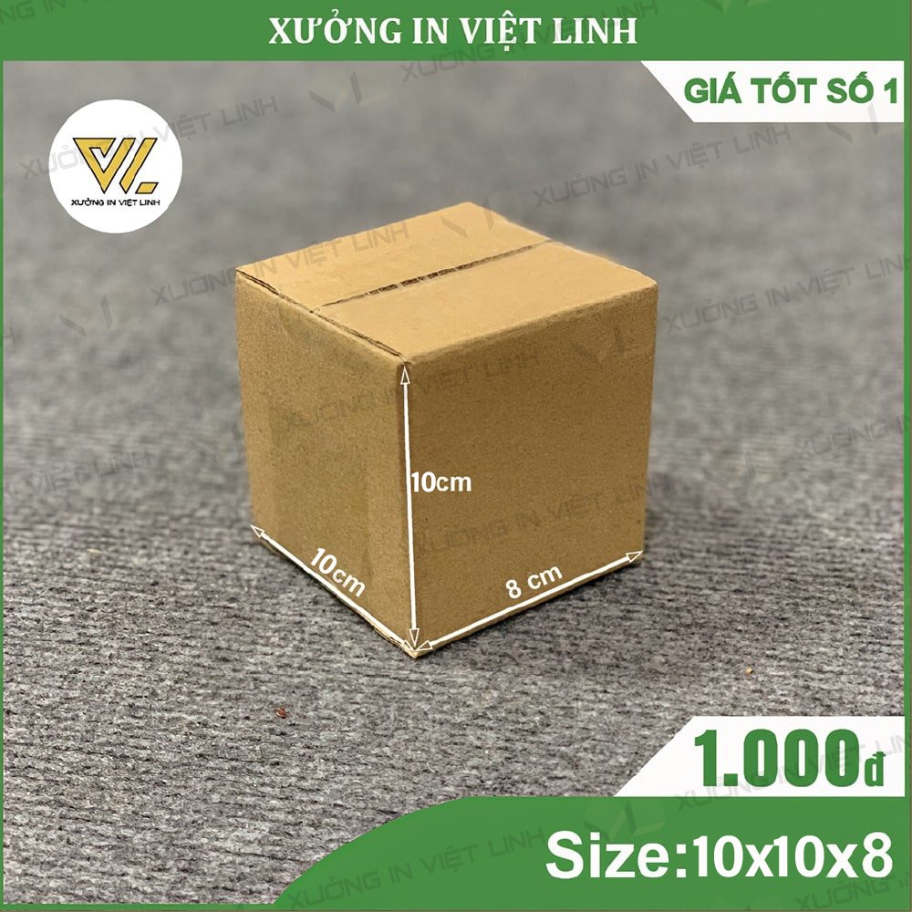 [FreeShip - Giá gốc tận xưởng] Hộp 10x10x8 cm- Hộp Carton Đóng Hàng