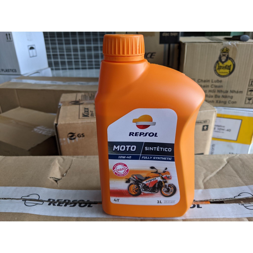 Repsol Moto Sintético 4T 10W40 1L nhớt tổng hợp