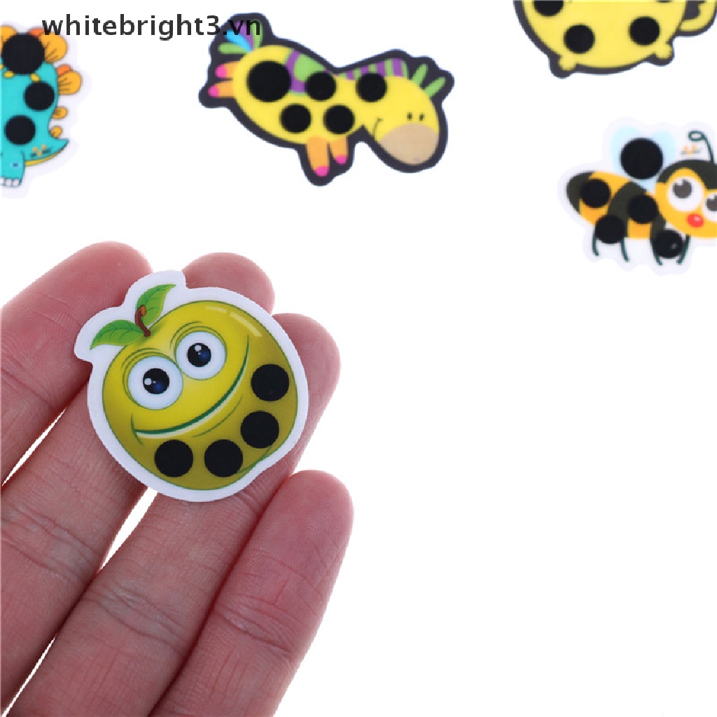 Set 4 Miếng Dán Nhiệt Kế Đo Nhiệt Độ Cơ Thể An Toàn Cho Bé