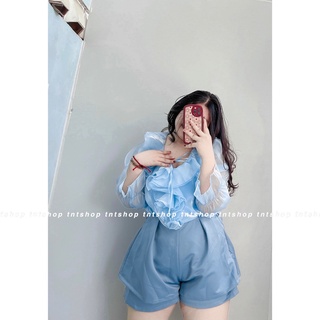 SET ÁO BÈO TƠ + QUẦN TAFTA 2 LỚP [TNT SHOP BIGSIZE 60KG 90KG]