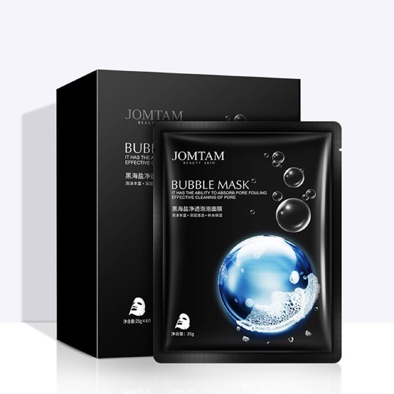 Mặt nạ thải độc sủi bọt Jomtam trắng sáng cấp ẩm se khít lỗ chân lông