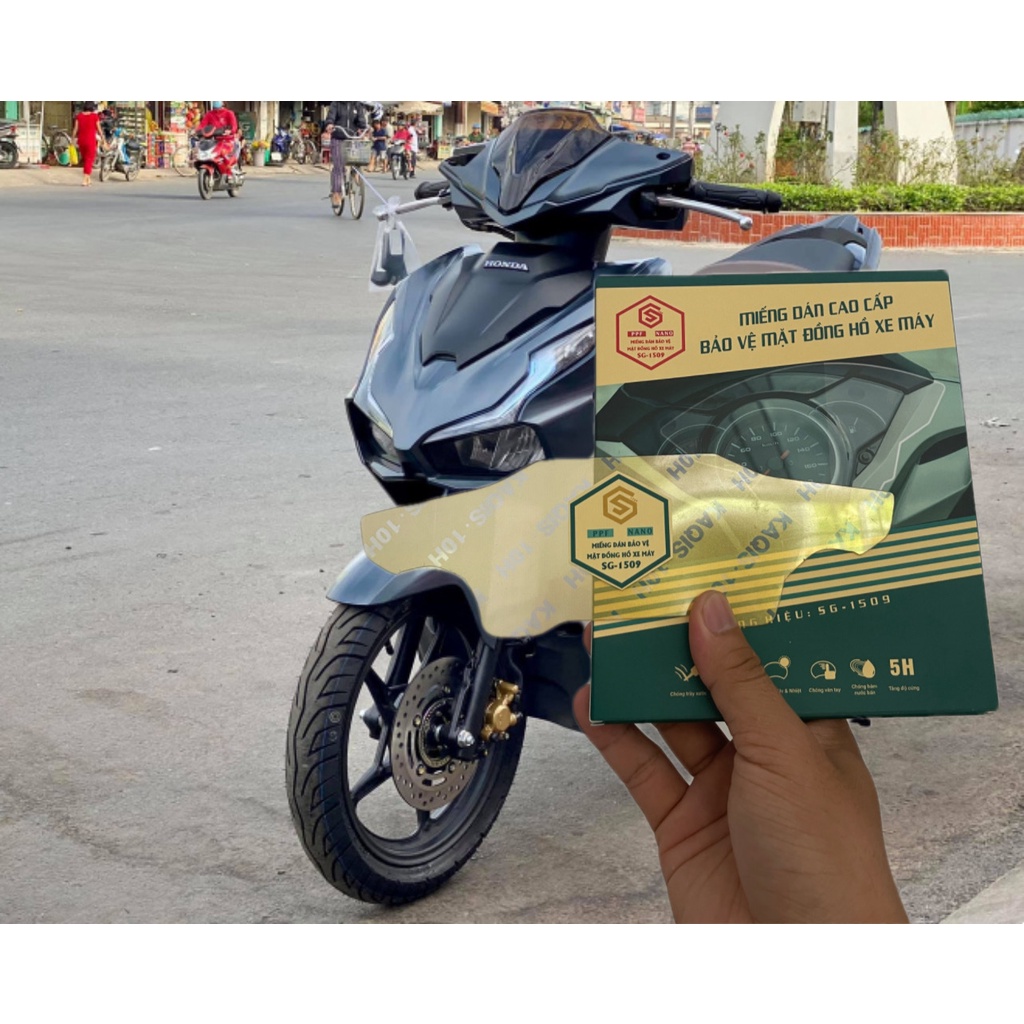 PPF AIRBLADE 160, AB 125, AB150, AB160 | miếng dán ppf mặt đồng hồ xe honda Airblade, BAO DA