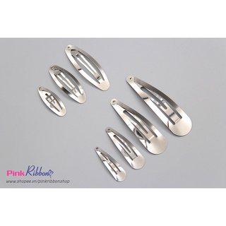 *[Set 5c/10c] Kẹp bật Oval các size, xương kẹp, nguyên phụ liệu thủ công, phụ kiện tóc