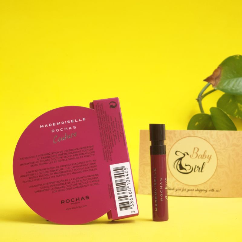 MẪU THỬ NƯỚC HOA NỮ MADEMOISELLE COUTURE CỦA HÃNG ROCHAS 1.2ML