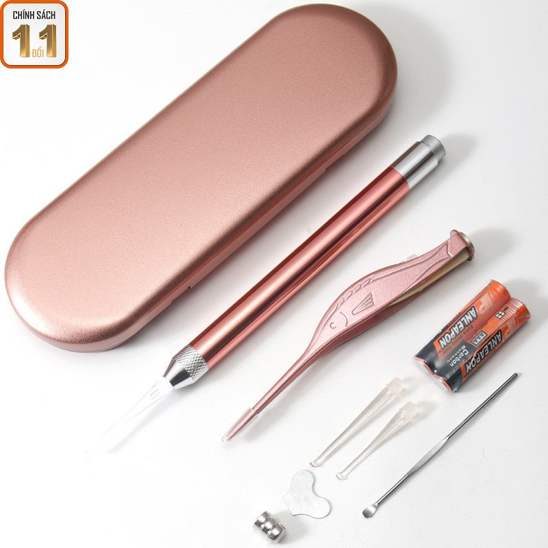 Bộ lấy ráy tai có đèn cho bé an toàn, hiệu quả