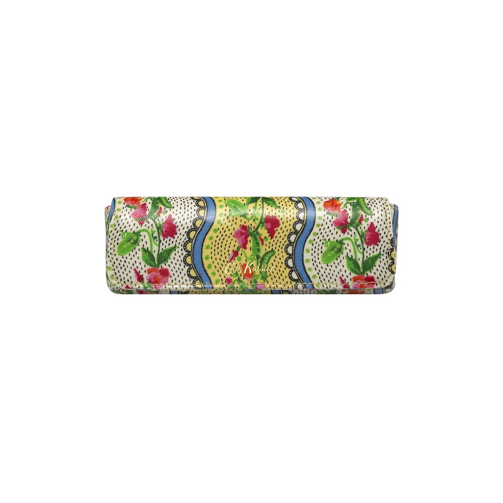 Cath Kidston - Hộp đựng mắt kính/Glasses Case - Sweet Pea Stripe Small - Yellow -1042856