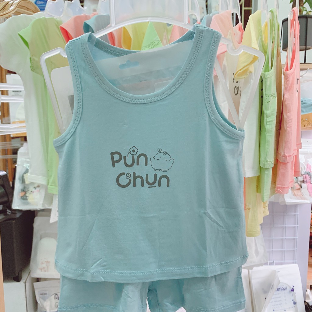 BỘ BA LỖ, SÁT NÁCH PUNCHUN CHO BÉ (6M-5Y) CHẤT COTTON MỀM MÁT, MÀU SẮC ĐẸP