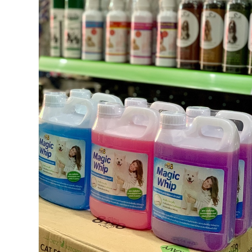 🇹🇭Giải Pháp Cho Nhà Nuôi Cún- Dung Dịch Diệt Khuẩn Khử Mùi Lau Sàn Đa Năng Pet8 Magic Whip 1000ml