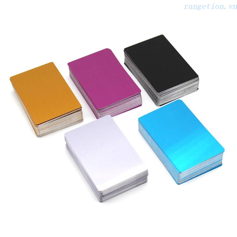 Thẻ Hợp Kim Nhôm Khắc Họa Tiết Nhiều Màu Tùy Chọn DIY Vip Card 1