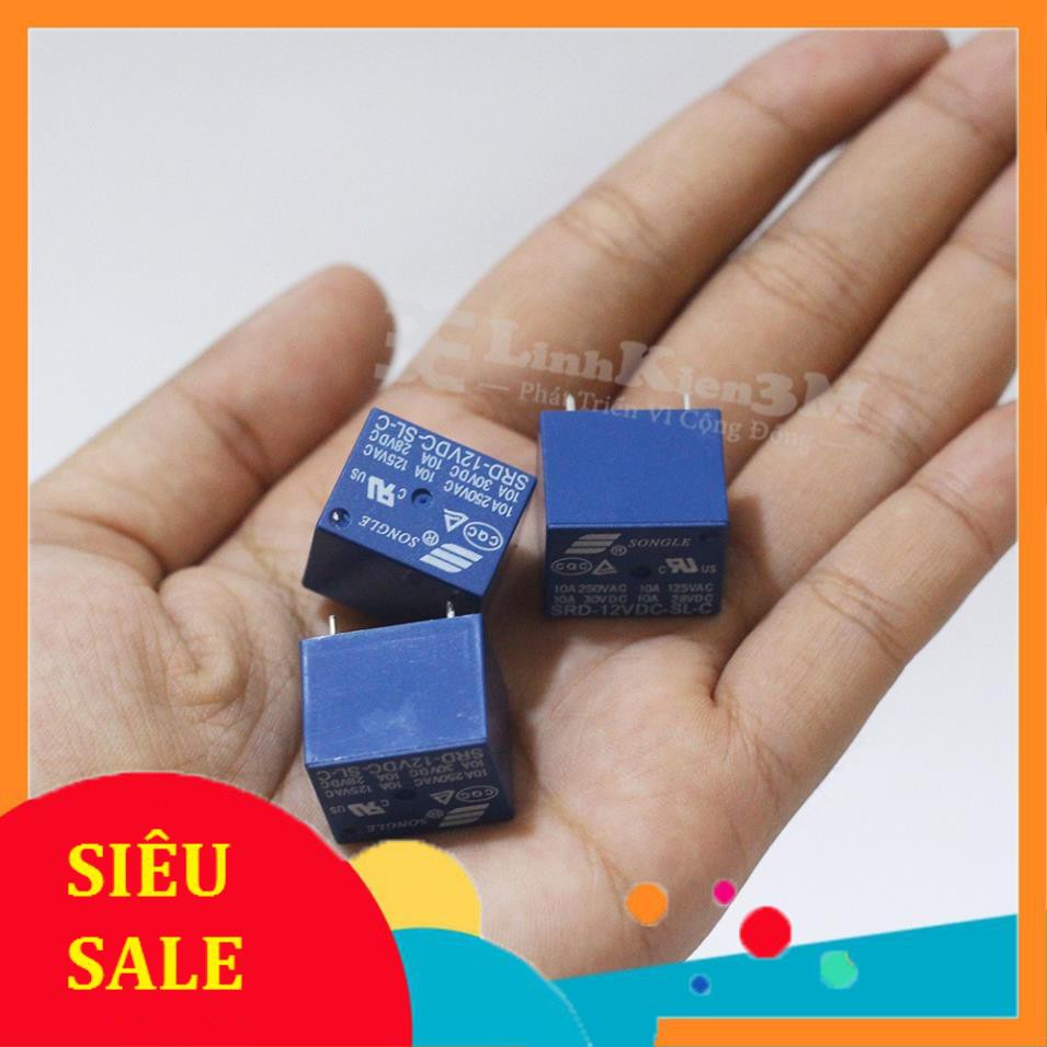 Bộ 3 Chiếc Relay Songle 12V10A  SRD- 12DVC- SL- C