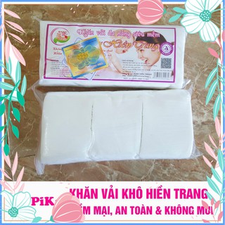 ( SHOP 225 ) ( Hàng sẵn ) Khăn vải khô đa năng Hiền Trang mềm mại an toàn với da bé 170g MM222