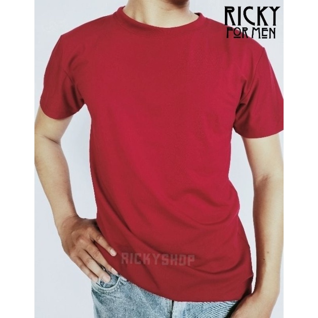 [ẢNH THẬT] Áo Thun Nam Đỏ Trơn Basic Không Cổ Vải Cotton Co Dãn Chất Đẹp Dầy Thấm Hút Mồ Mát Mẻ Thoải Mái - RICKYSHOP | BigBuy360 - bigbuy360.vn