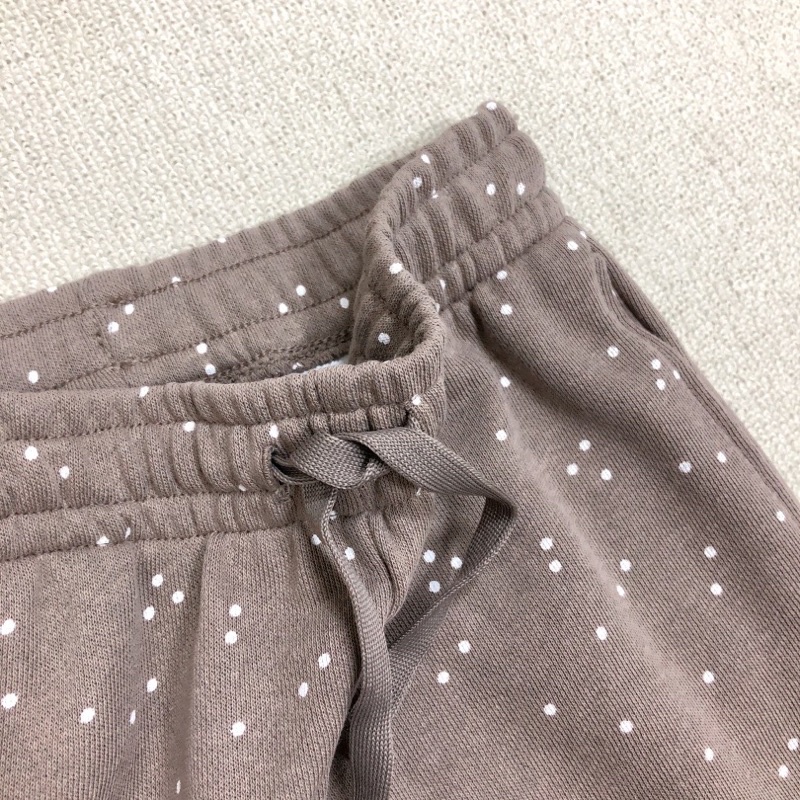 Quần dài thun bé gái 3-10 tuổi  Quần thun cotton chấm bi xuất dư 0822