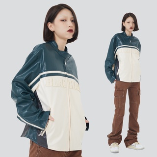 Áo khoác Made Extreme Racer Leather Patchwork Jacket