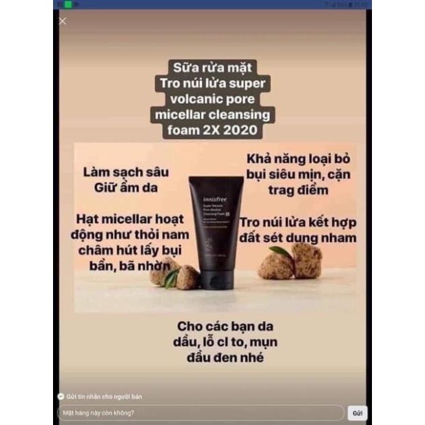 Sữa Rửa Mặt Innisfree Super Volcanic Pore Micellar Cleansing Foam 2x | BigBuy360 - bigbuy360.vn