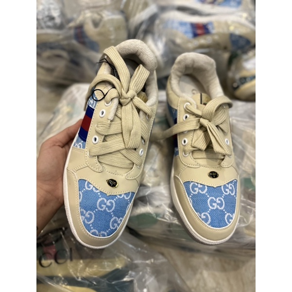 Giày GC ST Nam Nữ 2 Bản Xanh Hồng Thể Thao Thời Trang Hàng Đẹp Full Box