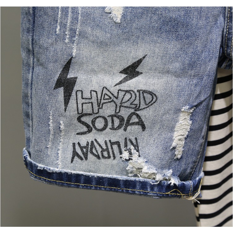 Quần Short Nam VNXK SH255JM Short Jean Nam Xanh Họa Tiết mẫu hót trẻ trung (44-70KG) | BigBuy360 - bigbuy360.vn