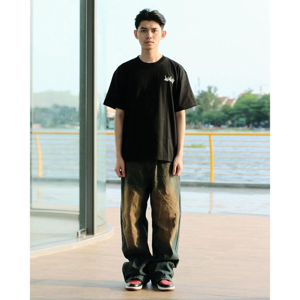 Áo Thun Graffiti Lowkey SS2- In Kéo Lụa -  - 3 Màu