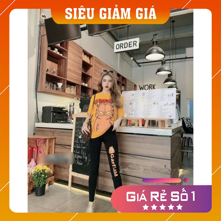 [Ảnh thật tự chụp] Đồ bộ mặc nhà thun cotton co giản thoải mái