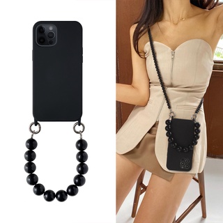 Ốp Điện Thoại Mềm Có Dây Đeo Chéo Cho IPhone 11 12 Pro Max Mini 7 8 Plus X XR XS SE 2