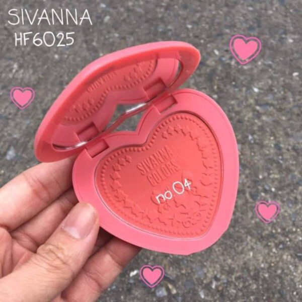 Phấn Má Hồng Lì Không Nhũ Sivanna Colors Tông Cam Hồng Đào So Chic Blush HF6025 No.04 | BigBuy360 - bigbuy360.vn