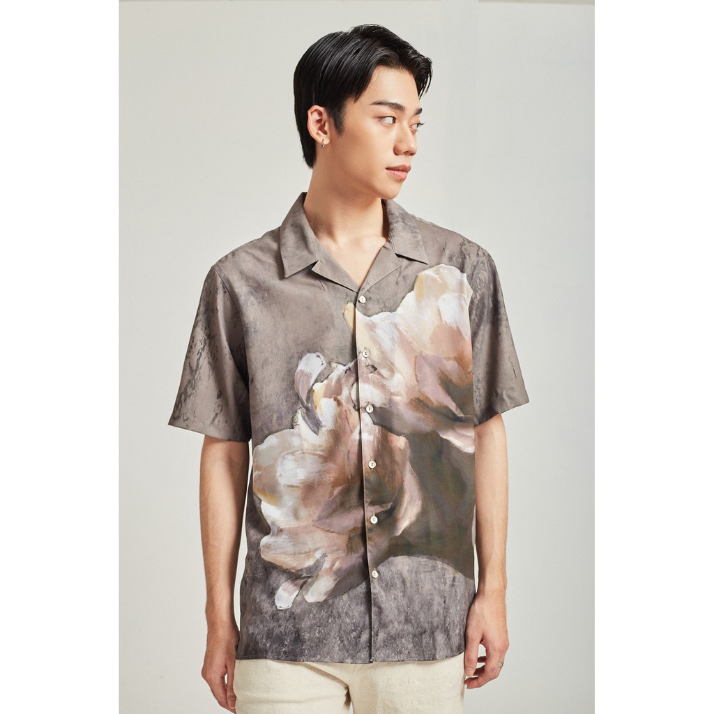 Áo Sơ Mi Ngắn Tay Nam Họa Tiết HIGHWAY MENSWEAR Natural Bloom