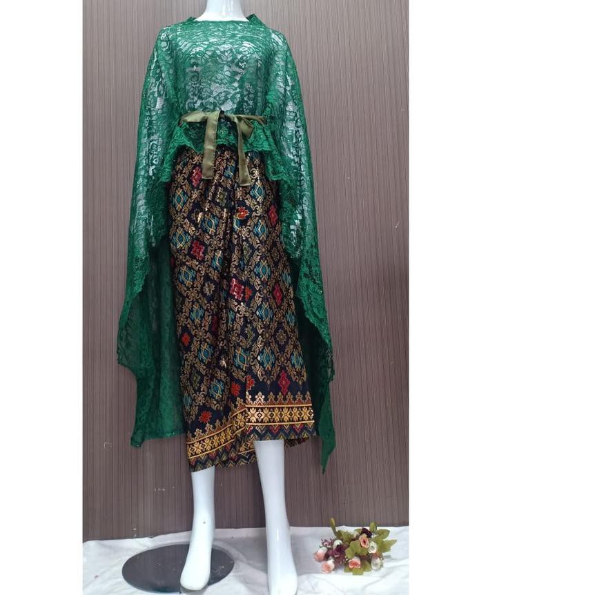 Set Áo Choàng Dài BRUKAT KEBAYA BRUKAT Đầm BATIK Dài Dự Tiệc KEBAYA 052 | BigBuy360 - bigbuy360.vn