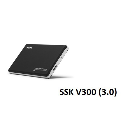 HDD BOX SSK 2.5 SATA SHE V300, HỘP ĐỰNG Ổ CỨNG LAPTOP 2.5' SATA SSK V300