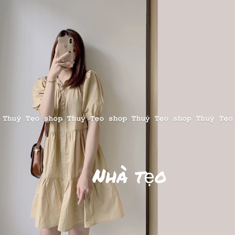 ĐẦM SƠ MI BABYDOLL ULZZANG (SẴN/VIDEO ) | BigBuy360 - bigbuy360.vn