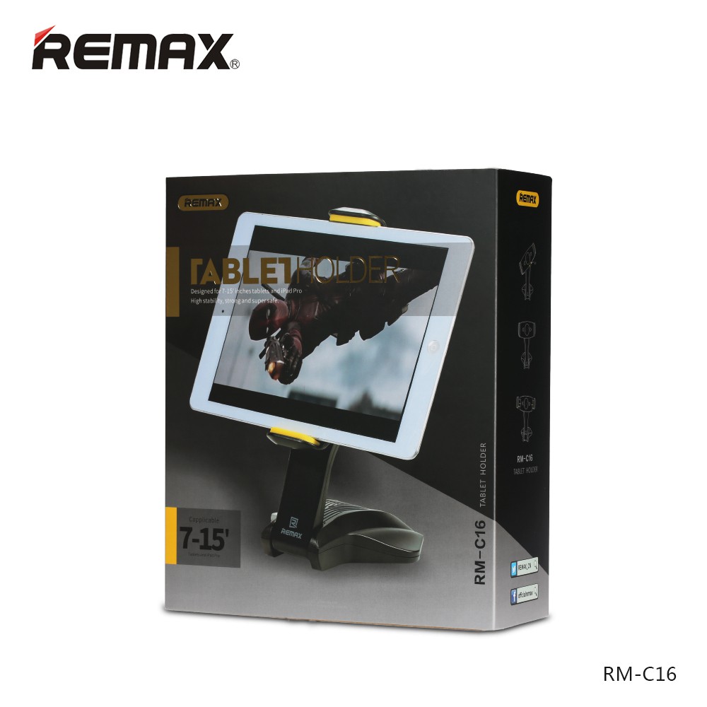 [Mã 2404EL10K giảm 10K đơn 20K] Giá Đỡ Máy Tính Bảng Remax Model RM-C16 Cho 7-15 Inch Chính Hãng