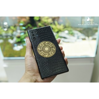 Miếng dán da điện thoai Samsung Note 10 plus –  Da bò thật 100% - chính hãng Nét Đẹp Tinh Tế
