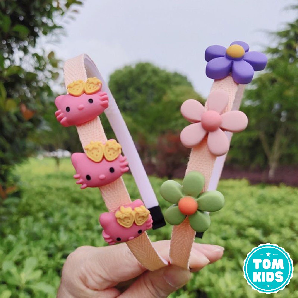 Bờm Cài Tóc Cho Bé Gái Đính Hoa Quả Siêu Cute, Bờm Cài Tóc Có Răng Cưa Mã PK-003