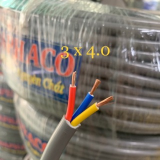 ⚡Dây điện đôi 3x4.0 Daphaco (1 mét)