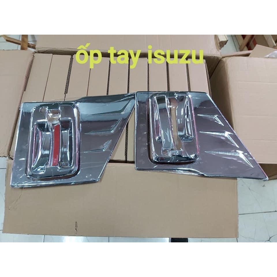 Ốp Xi Tay Nắm Cửa Ngoài Khung Cánh Chim Cho Xe ISUZU 1.5-15 Tấn - HINO FC FG