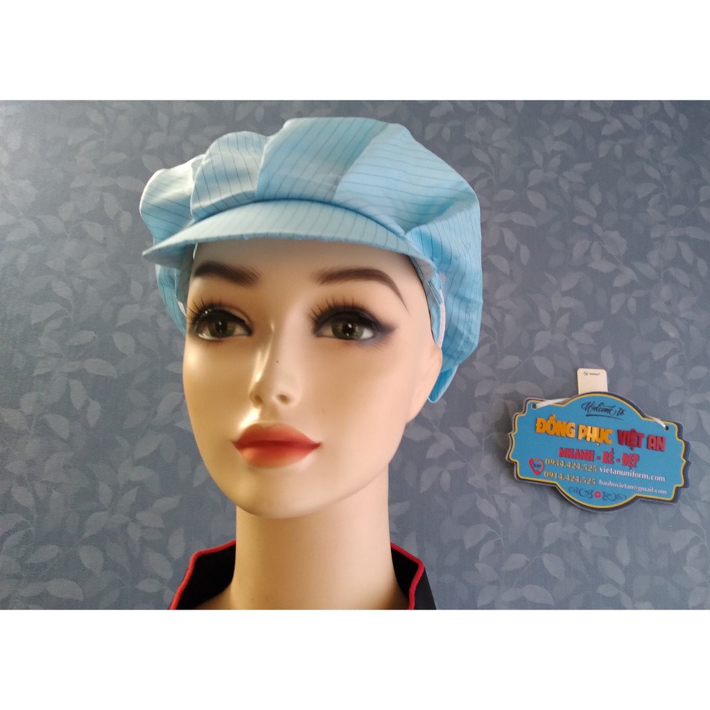 Nón Kết Phòng Sạch chống tĩnh điện - 100%  HÌNH THẬT