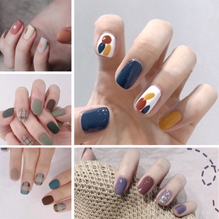 ✨✨Miếng Dán Trang Trí Móng Tay Màu Tím Thân Thiện Với Môi Trường Chống Thấm Nước Có Thể Tháo Rời